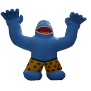 inflatable cartoons gorilla